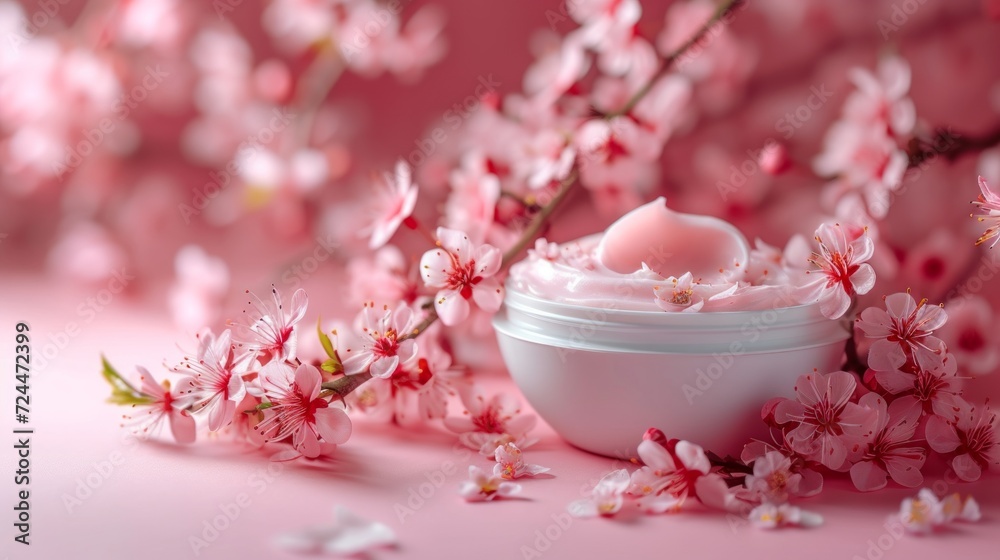 Beautiful background for hand cream advertising Beautiful background for hand cream advertising