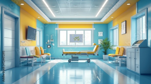 Beautiful background for hospital advertising