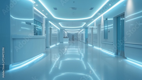 Beautiful background for hospital advertising