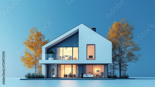Beautiful background for real estate advertising