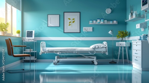 Beautiful background for hospital advertising