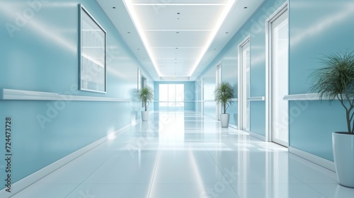 Beautiful background for hospital advertising