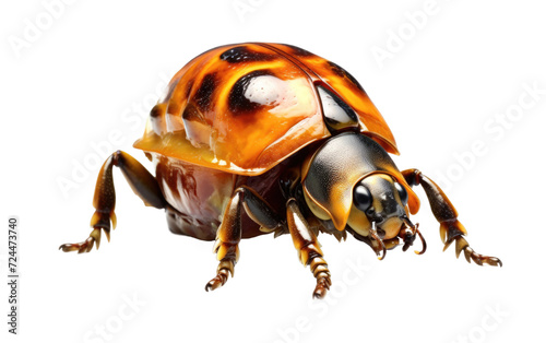 Unique Tortoise Beetle on Transparent Background © momina