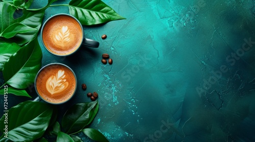 Beautiful background for coffee advertising