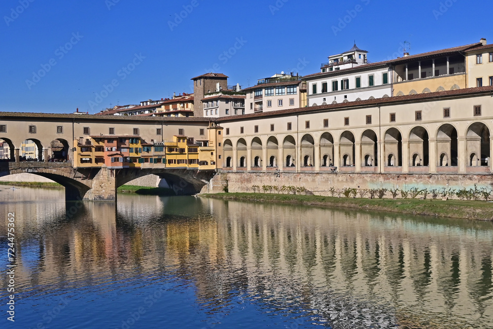 Firenze, l'Arno al Ponte Vecchio - Toscana