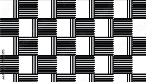  black and white Geometric seamless patterns background. vector illustration