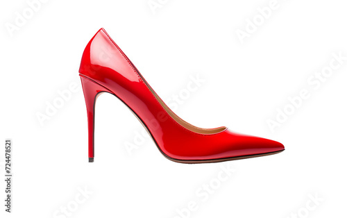 Trendy Red Stiletto Heels On Transparent Background