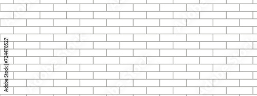 White brick background texture. White brick pattern and white background wall brick.