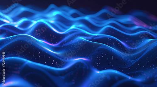 Discover the Serene Beauty of a Dynamic Wave Pattern on a Light Background.