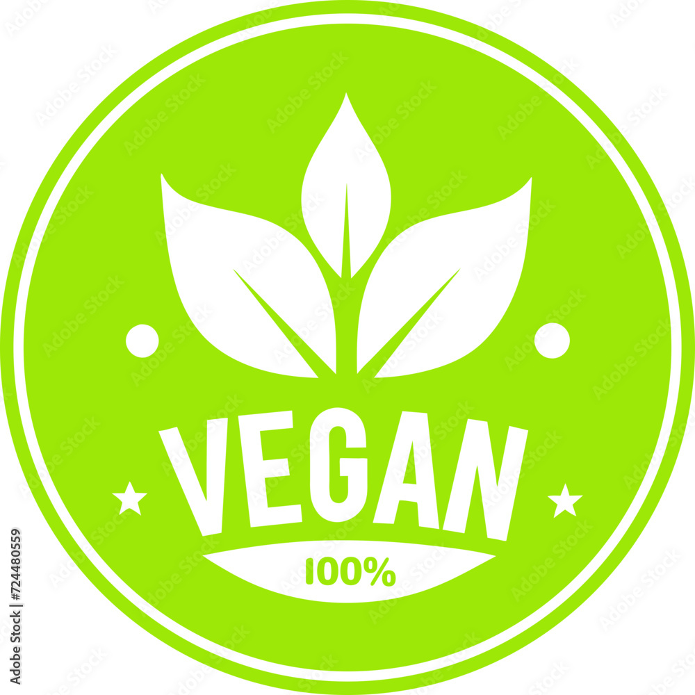 100 percent vegan label 100 percent vegan label
