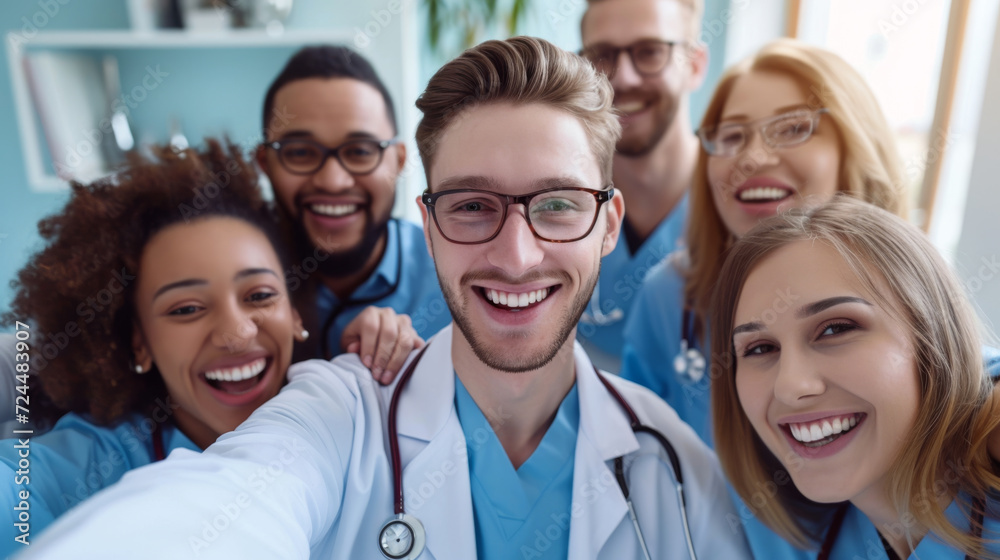 diverse group of young medical professionals diverse group of young medical professionals