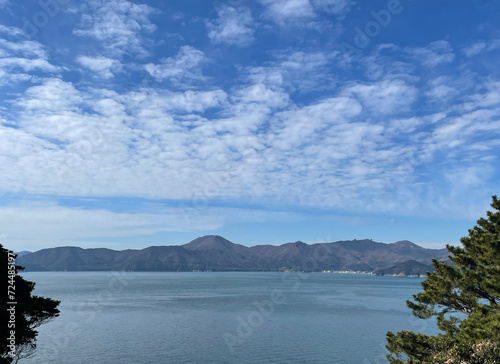 lake and mountains