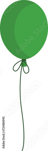Green balloons svg file