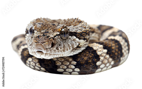 Massasauga Camouflaged Ballet in Nature Isolated on Transparent Background.