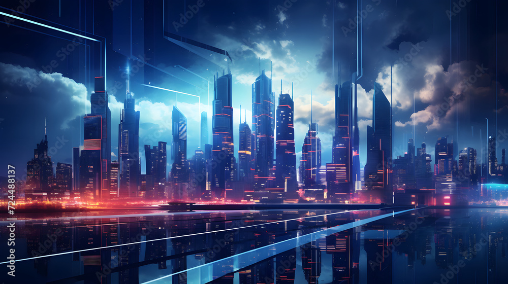 Architectural Marvels: Capturing the Brilliance of Modern Cityscapes | Generative AI Architectural Marvels: Capturing the Brilliance of Modern Cityscapes | Generative AI