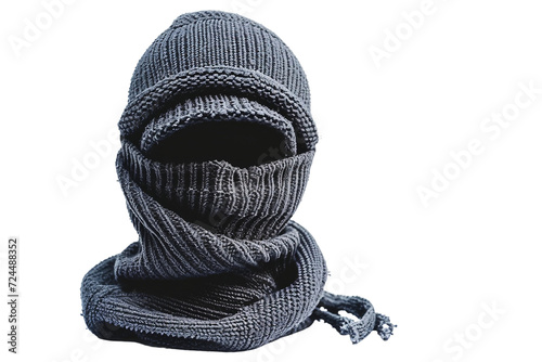 Balaclava Hat on Transparent Background