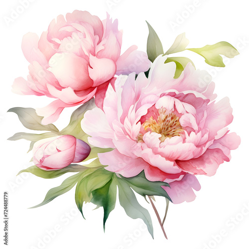 Blush peonies, Flower