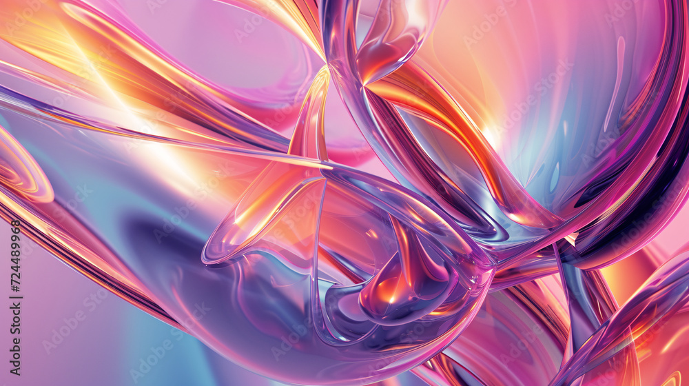 Colorful glass abstract background.
