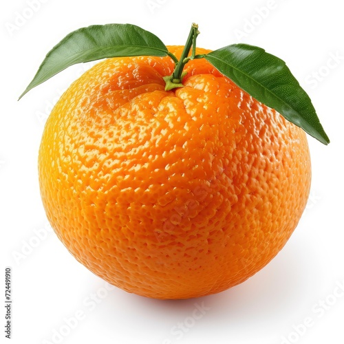 Mandarin Orange Isolated On White Background