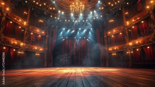 Beautiful background for theatre advertising