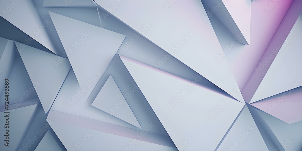 Obraz premium Abstract Geometric Shapes Creating Dynamic Visual Effects