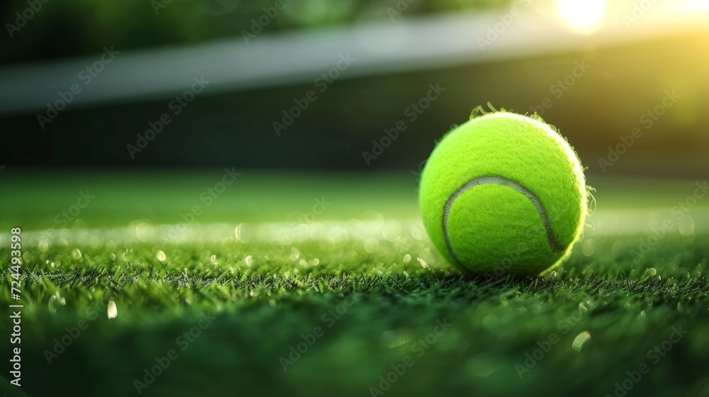 Beautiful background for tennis sport club advertising