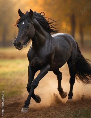 horse in the field