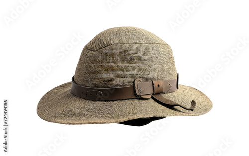 Pith Helmets and the Radiance of African Plains Isolated on Transparent Background.