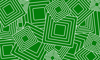 Fotobehang Groen Abstract green background with squares.  © paulmalaianu
