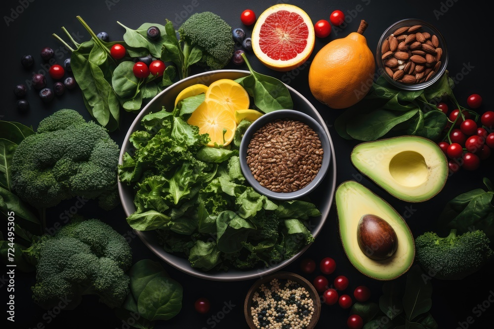 Healthy food. Healthy eating background. Fruits, vegetables, clean food. Healthy food. Healthy eating background. Fruits, vegetables, clean food.