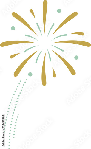 Firework illustration vector
