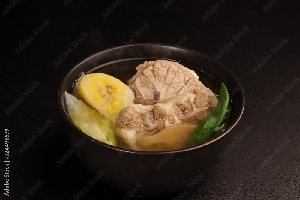 Beef Lauya is a Filipino Style Soup Dish with Ginger.