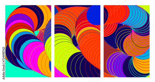 Vector Colorful liquid and fluid background for summer collection 2024