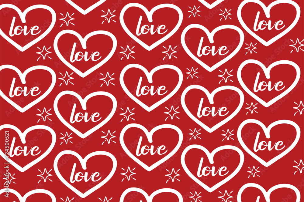 Valentine's pattern set Valentine's pattern set