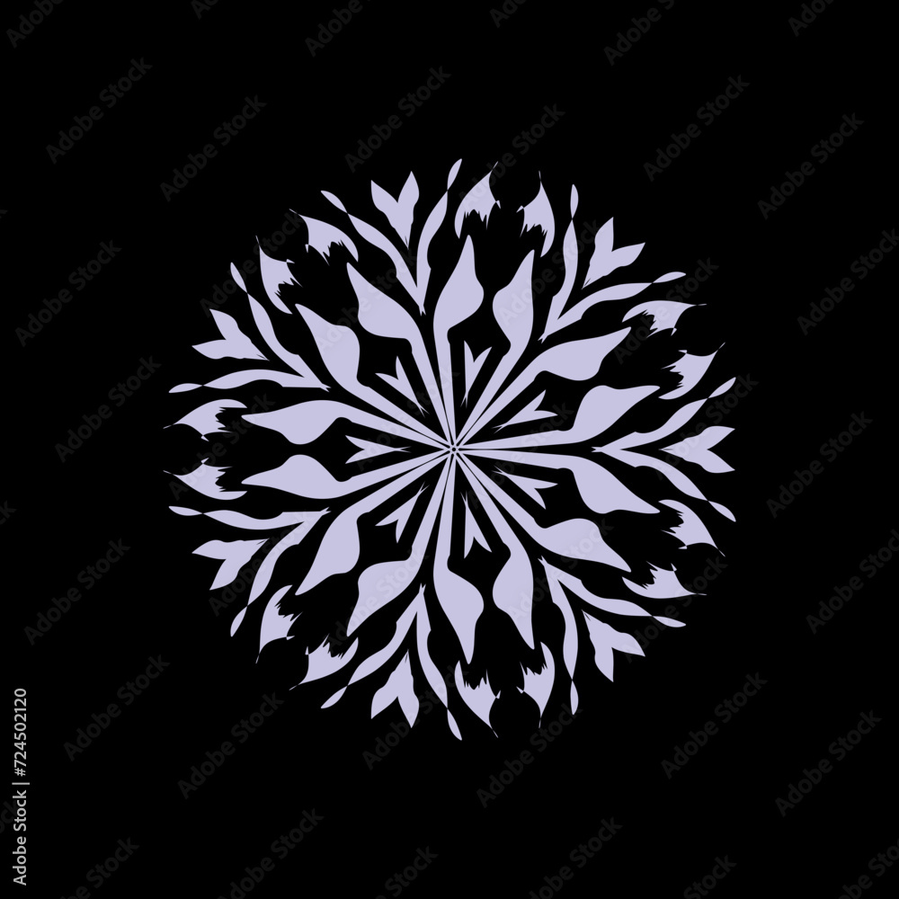 Abstract flower illustration Abstract flower illustration