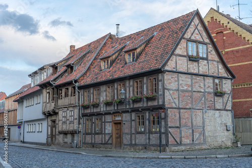 Half-timbered house in Quedlinburg, Schsen-Anhalt, Germany