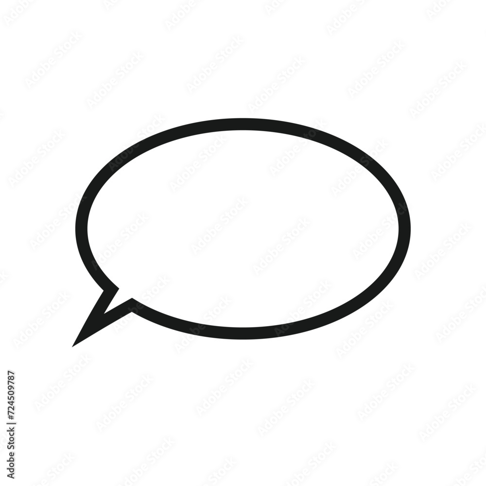 Speech Bubble. Talk bubble. vector.