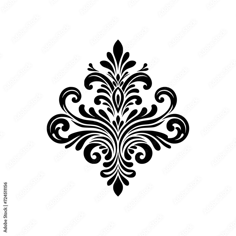 simple ornament graphic asset vector illustration template design