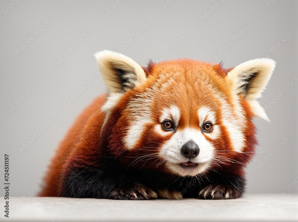 Obraz premium Red Panda Roaming Free