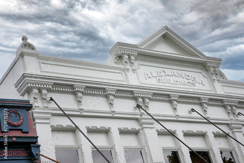 Victorian architecture. Facade. Hamilton Waikato New Zealand. photo