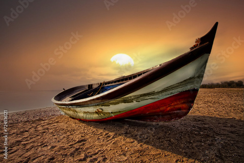 Fishing Boats on the Golmarmara Lake photo