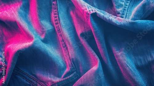 colorful denim fabric texture