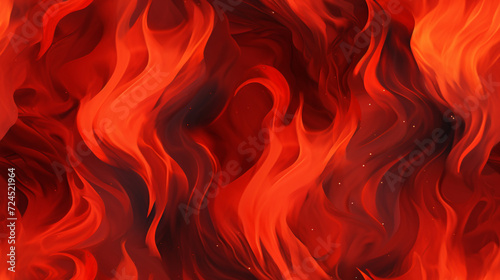 fire background with flames burning orange danger 