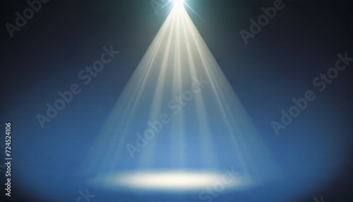 a focused spotlight illuminating a clean background