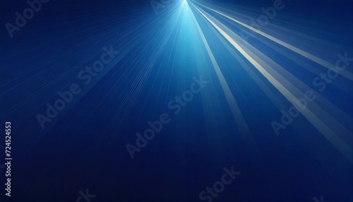 blue light rays on dark blue background abstract glowing gradient banner backdrop design