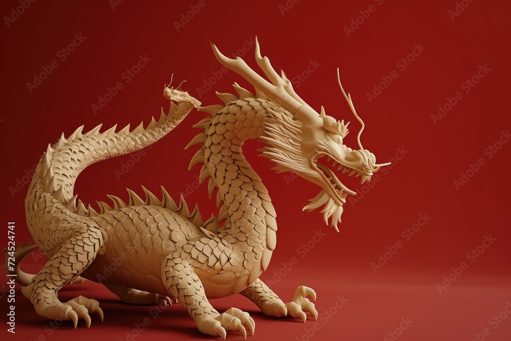 Traditional 3d chinese dragon illustration. 3d character dragon bright colors Banner chinese dragon 2024. New Year of the Dragon 2024 Traditional 3d chinese dragon illustration. 3d character dragon bright colors Banner chinese dragon 2024. New Year of the Dragon 2024