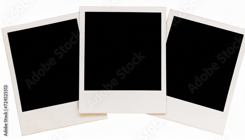 png instant polaroid photo frame isolated photo