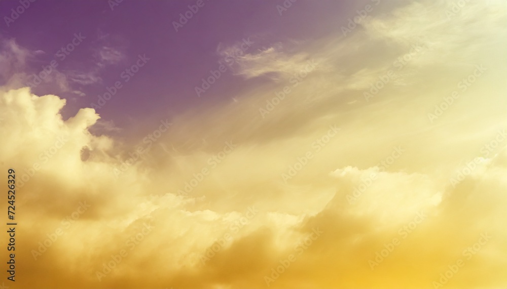 dark lavender and golden yellow gradient mystical sky with clouds phone hd wallpaper ai generated