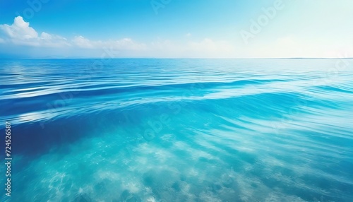 clear blue sea water seascape abstract background © Wendy