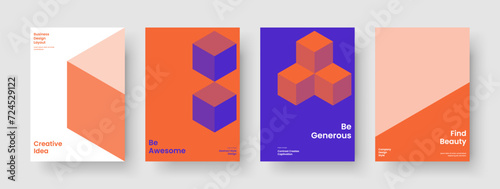 Isolated Business Presentation Template. Geometric Background Layout. Creative Flyer Design. Brochure. Report. Banner. Poster. Book Cover. Brand Identity. Handbill. Pamphlet. Magazine. Newsletter